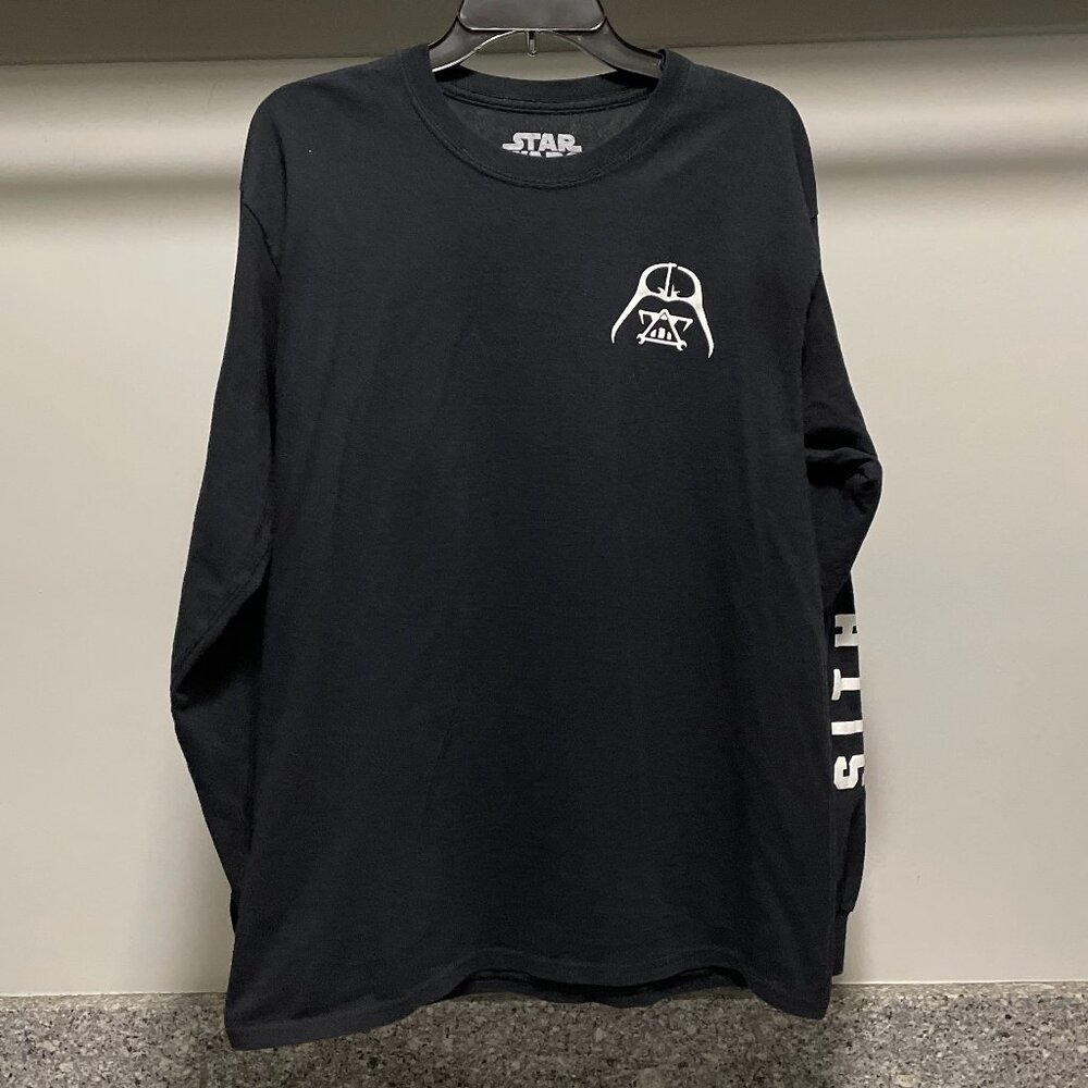 STAR WARS - Long Sleeve Black Darth Vader T-Shirt